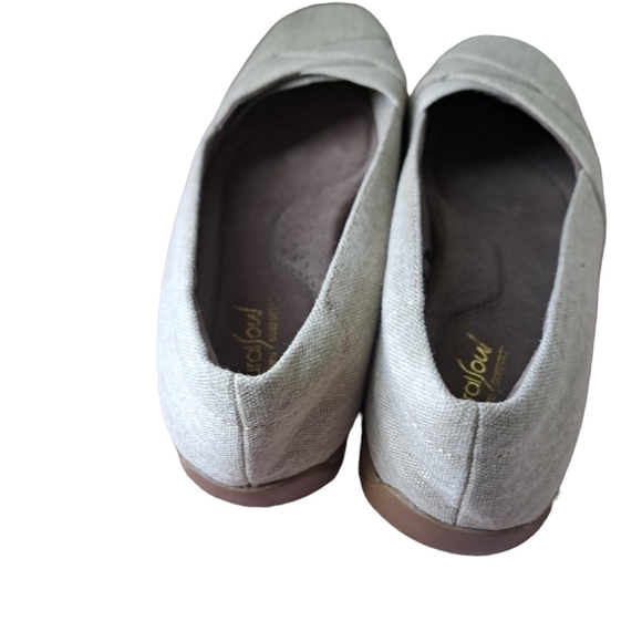 NATURAL SOUL Lorde Shoes Comfort Flats oatmeal natural beige coastal slip on 9 - Picture 3 of 8
